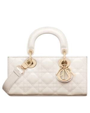 Christian Dior Small Lady D-Joy Bag Cream