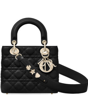 Christian Dior My ABCDior Lambskin Bag Black