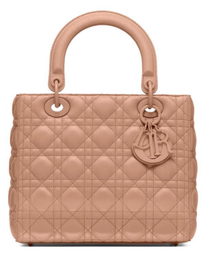 Christian Dior Lady Dior Ultra-Matte Bag Apricot