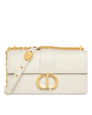 Christian Dior 30 Montaigne East-West Bag With Chain Cream