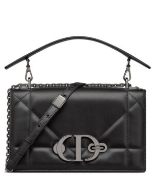Christian Dior 30 Montaigne Chain Bag With Handle Black