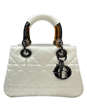Christian Dior Small Lady 95.22 Bag Cream