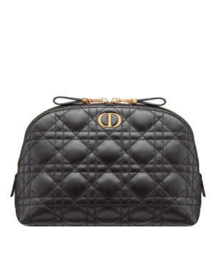 Christian Dior Caro Cosmetic Bag Black