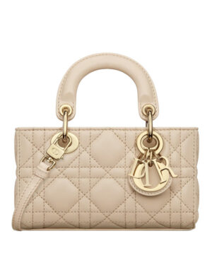 Christian Dior Small Lady D-Joy Bag Apricot