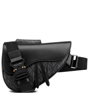 Christian Dior Saddle Bag Black