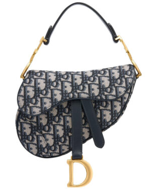 Christian Dior Saddle Bag M0447 Black