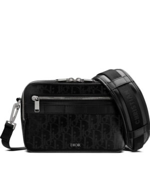 Christian Dior Safari Messenger Bag Black