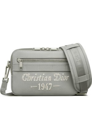 Christian Dior Safari Messenger Bag Gray