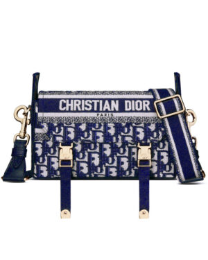 Christian Dior Small Diorcamp Bag Blue