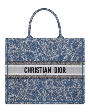 Christian Dior Large Dior Book Tote Blue