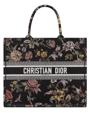 Christian Dior Large Dior Book Tote Black