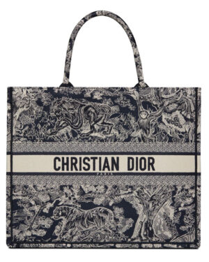 Christian Dior Book Tote Black