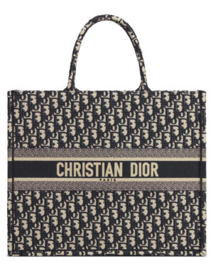 Christian Dior Book Tote bag M1286 Dark Blue