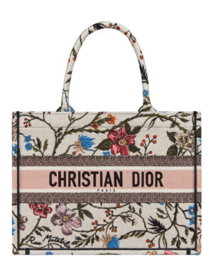Christian Dior Small Dior Book Tote White