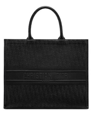 Christian Dior Book Tote Dior Oblique Bag Black