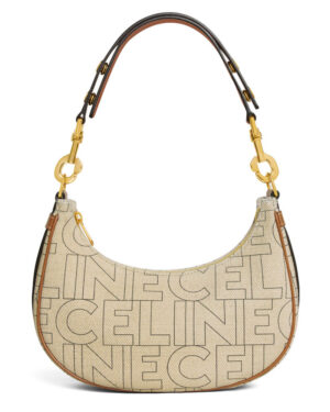 Celine Ava Bag In Denim With Celine All-Over Print Cream
