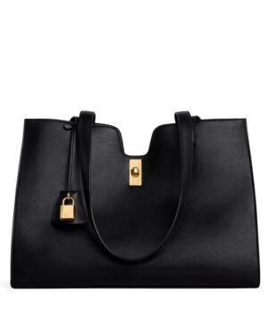 Celine Cabas 16 In Smooth Calfskin Black
