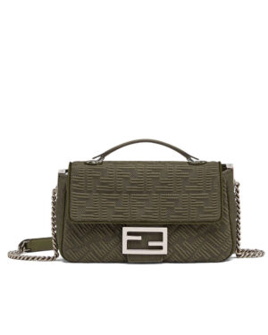 Fendi Midi Baguette Chain 8BR793 Green