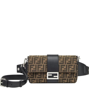 Fendi Baguette Fabric Bag 7VA472 Black