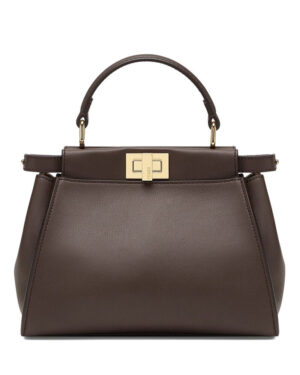 Fendi Peekaboo Mini 8BN244 Dark Coffee