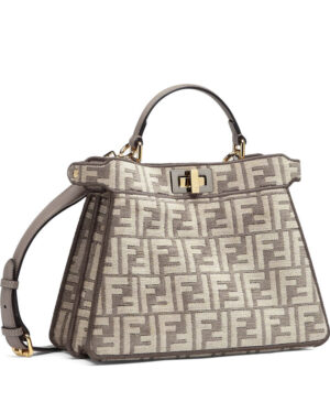 Fendi Peekaboo ISeeU Small 8BN327 Gray