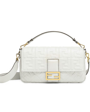 Fendi Baguette Large 8BR771 White