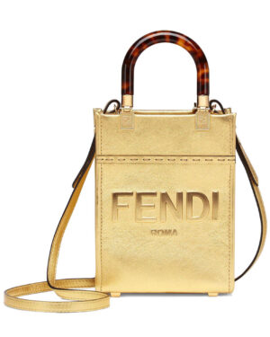 Fendi Mini Sunshine Shopper Golden
