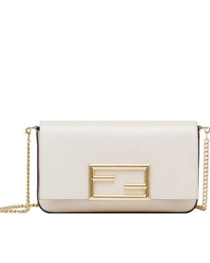 Fendi Wallet On Chain With Pouches Cream