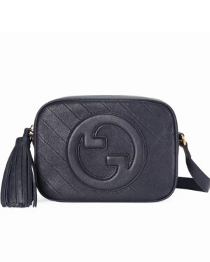 Gucci Blondie Small Shoulder Bag 742360 Dark Blue