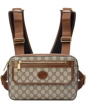 Gucci Small Backpack With Interlocking G 700515 Coffee