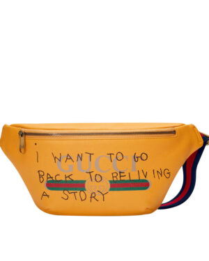 Gucci Coco Capitan logo belt bag 493869 Yellow