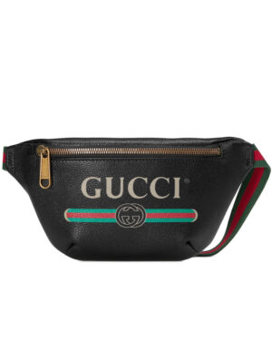 Gucci Print Small Belt Bag 527792 Black