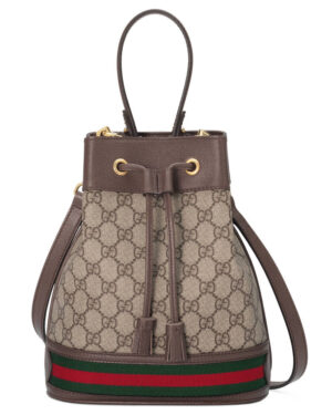 Gucci Ophidia Small GG Bucket Bag 550621 Dark Coffee