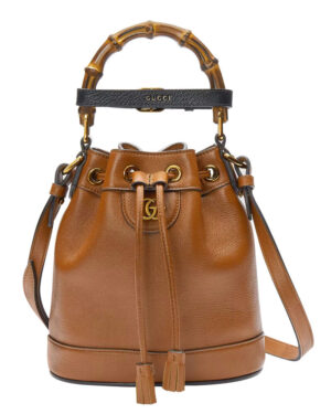 Gucci Diana Mini Bucket Bag 724667 Coffee