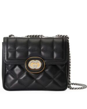Gucci Deco Mini Shoulder Bag 741457 Black