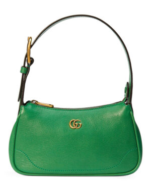 Gucci Aphrodite Shoulder Bag With Double G 739076 Green