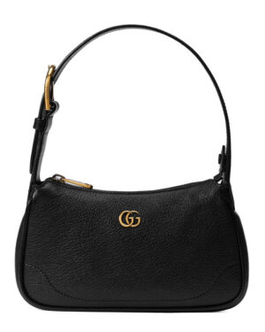 Gucci Aphrodite Shoulder Bag With Double G 739076 Black