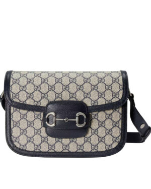 Gucci Horsebit 1955 Small Bag 602204 Dark Blue