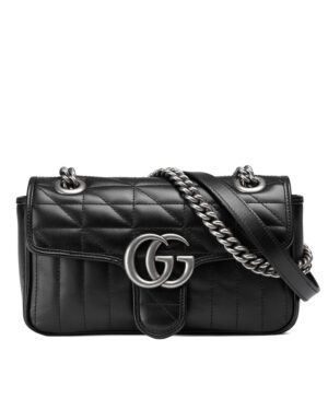Gucci GG Marmont Mini Shoulder Bag 446744 Black