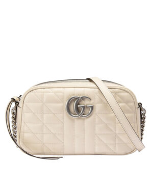Gucci GG Marmont Small Shoulder Bag 447632 Cream