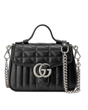 Gucci GG Marmont Mini Handbag 583571 Black