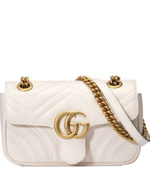 Gucci GG Marmont matelasse mini bag 446744 Cream