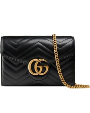 Gucci GG Marmont Matelasse Mini Bag 474575 Black