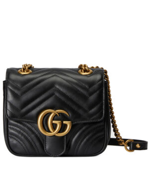 Gucci GG Marmont Mini Shoulder Bag 739682 Black