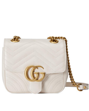 Gucci GG Marmont Mini Shoulder Bag 739682 Cream