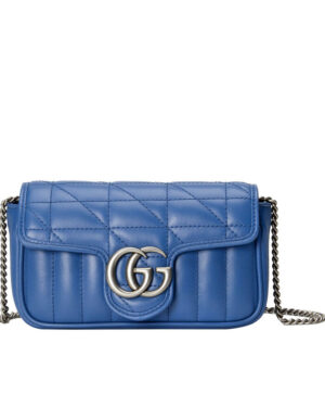 Gucci GG Marmont Super Mini Bag Blue