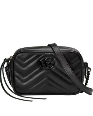 Gucci GG Marmont Mini Shoulder Bag Black