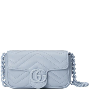 Gucci GG Marmont Belt Bag 699757 Blue