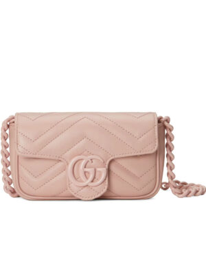 Gucci GG Marmont Belt Bag 699757 Pink