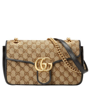 Gucci GG Marmont small shoulder bag 443497 Apricot